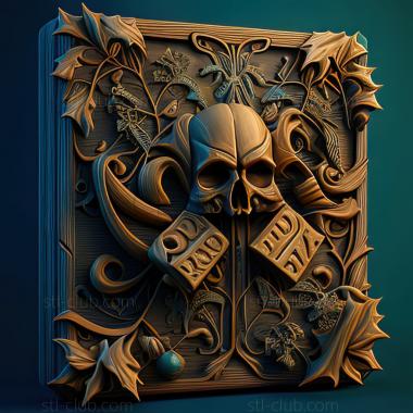 3D модель St GrimGrimoire игра (STL)